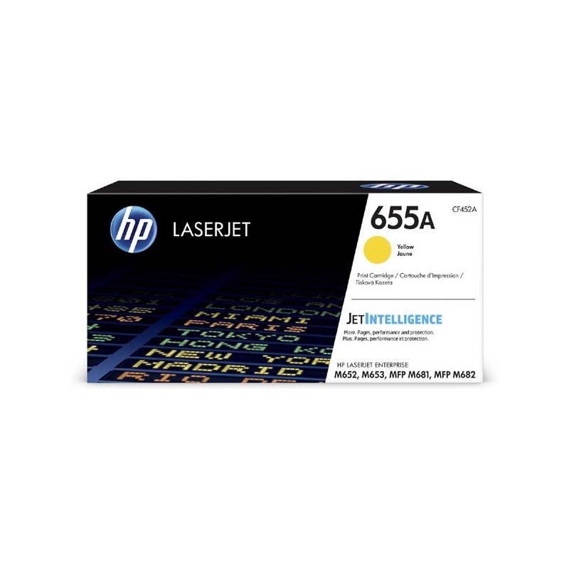 HP oryginalny toner CF452A, yellow, 10500s, HP 655A, HP Color LaserJet Enterprise M652dn,M652n,M653dh,M653, O - 1