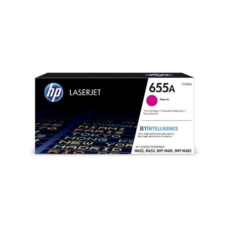 HP oryginalny toner CF453A, magenta, 10500s, HP 655A, HP Color LaserJet Enterprise M652dn,M652n,M653dh,M653, O - 1