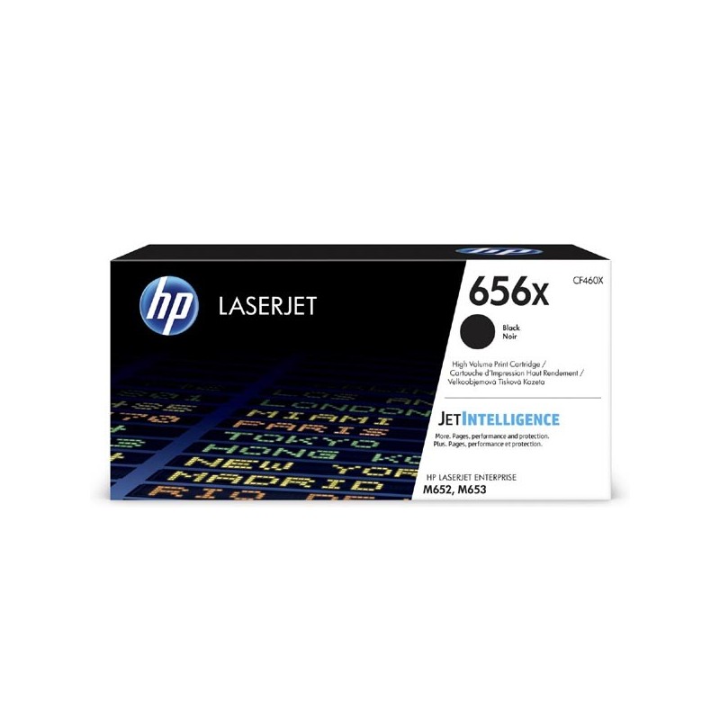 HP oryginalny toner CF460X, black, 2700s, HP 656X, high capacity, HP LaserJet Enterprise M652,652dn,652n,653,653dn,653x, O - 1