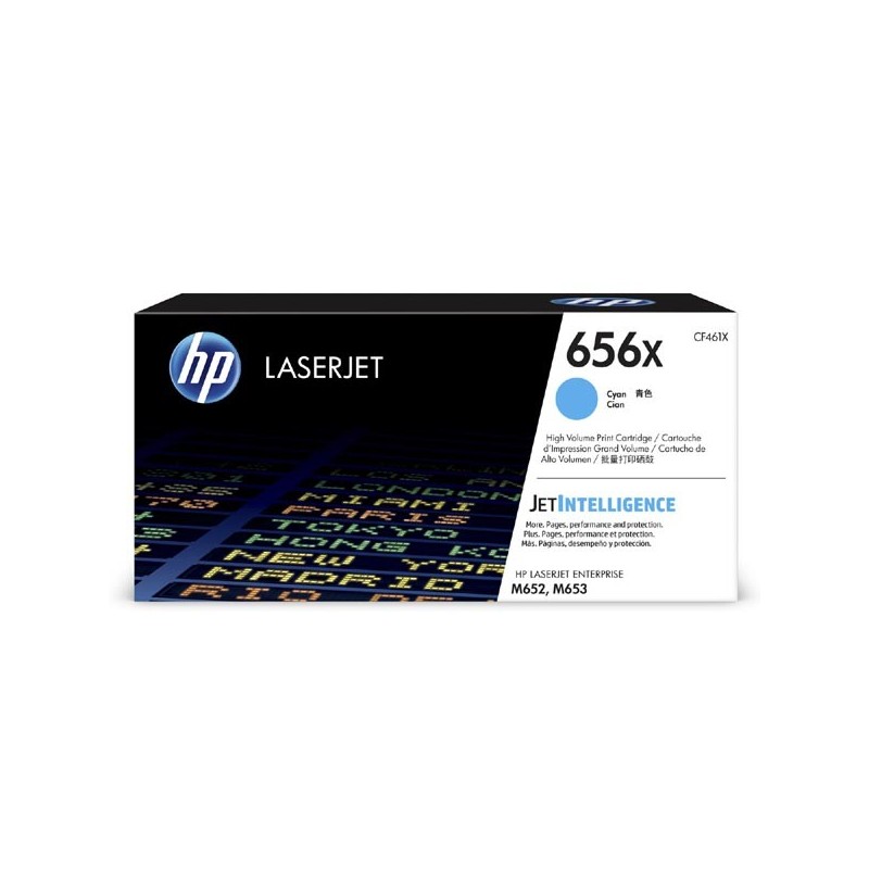 HP oryginalny toner CF461X, cyan, 22000s, HP 656X, high capacity, HP LaserJet Enterprise M652,652dn,652n,653,653dn,653x, O - 1