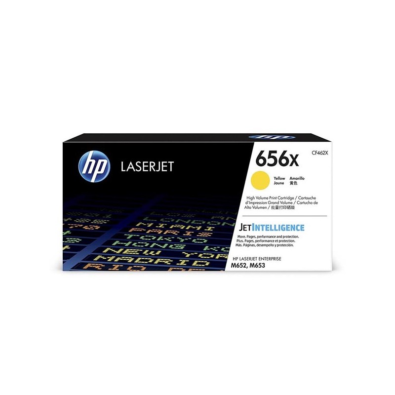 HP oryginalny toner CF462X, yellow, 22000s, HP 656X, high capacity, HP LaserJet Enterprise M652,652dn,652n,653,653dn,653x, O - 1