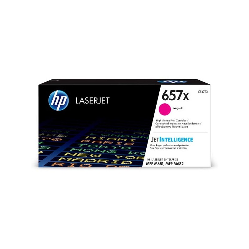HP oryginalny toner CF473X, magenta, 23000s, HP 657X, high capacity, HP LaserJet Enterprise MFP M681dh,MFP M681f,LaserJet, O - 1