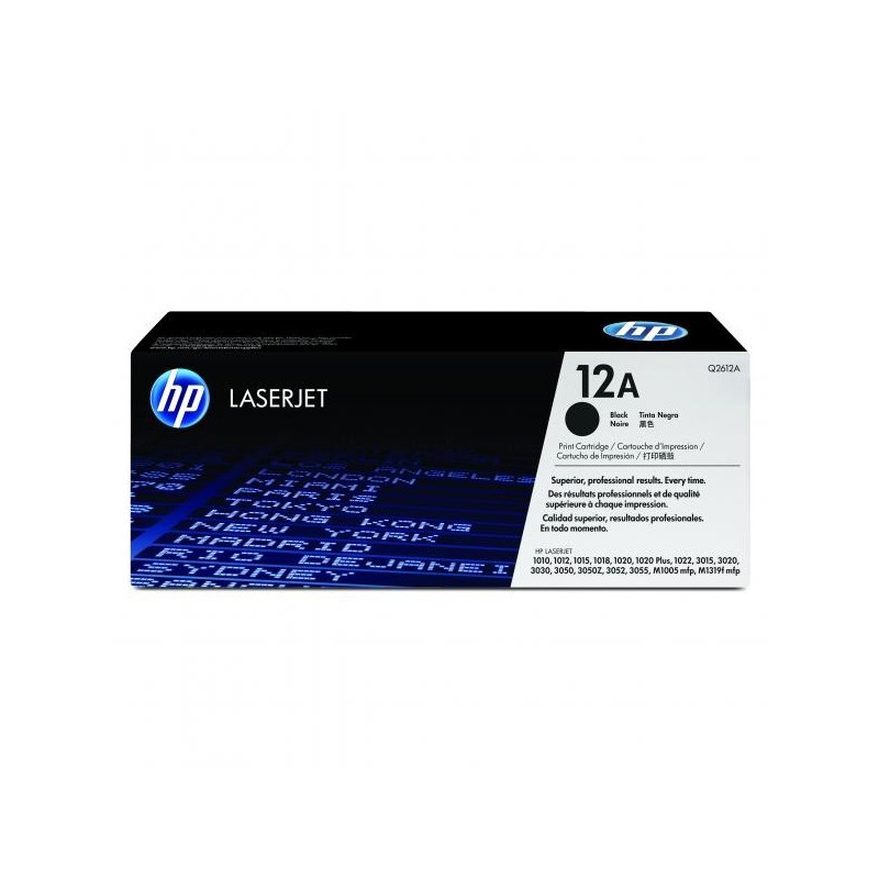 HP oryginalny toner Q2612A, black, 2000s, HP 12A, HP LaserJet 1010, 1012, 1015, 1020, 1022, 3015, 3020, O - 1