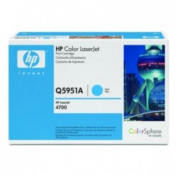 HP oryginalny toner Q5951A, cyan, 10000s, HP 643A, HP Color LaserJet 4700, n, dn, dtn, ph+, O - 4