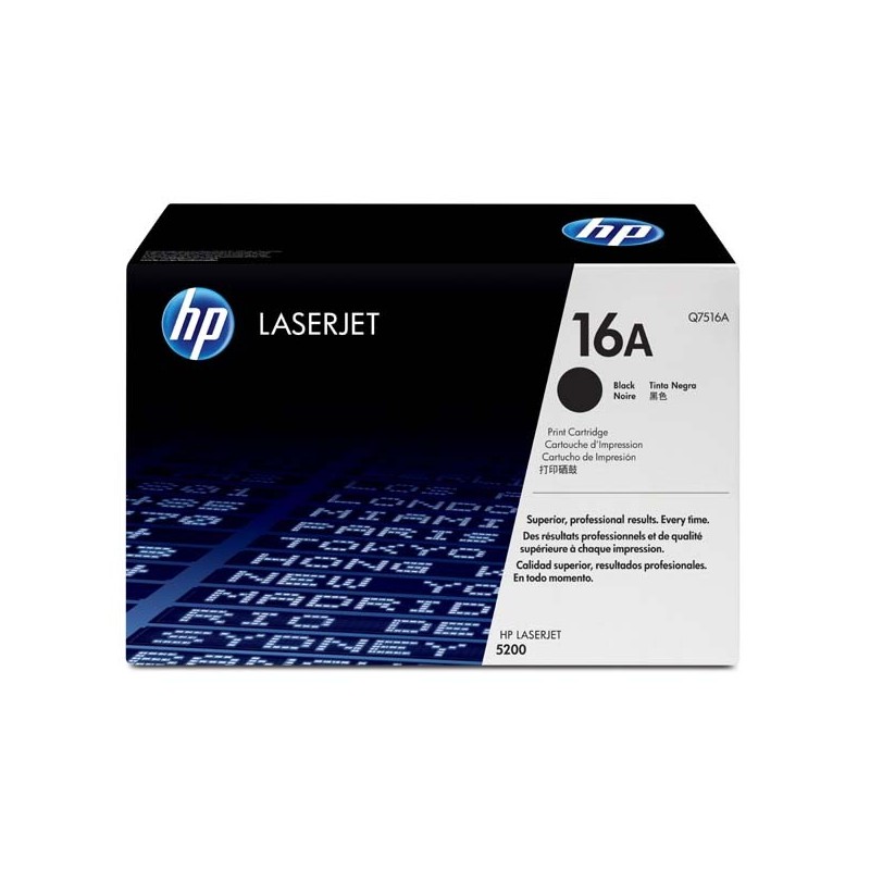 HP oryginalny toner Q7516A, black, 12000s, HP 16A, HP LaserJet 5200, TN, DTN, O - 1
