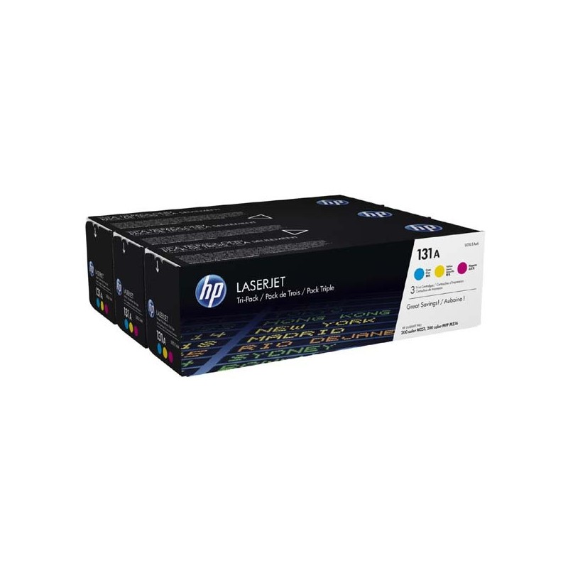HP oryginalny toner U0SL1AM, CMY, 5400 (3x1800)s, HP 131A CMY, HP LaserJet Pro M276, M251, 3szt, O - 1