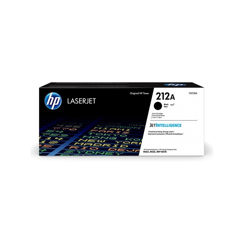 HP oryginalny toner W2120A, black, 5500s, HP 212A, HP Color LaserJet Enterprise M555dn, M555x, M554dn, O - 1