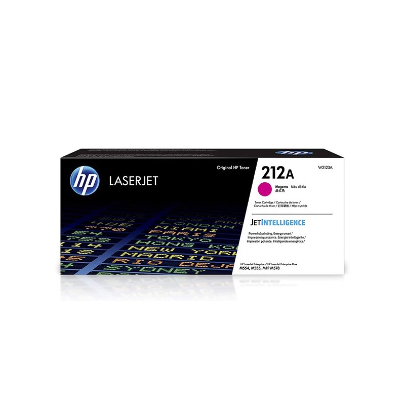 HP oryginalny toner W2123A, magenta, 4500s, HP 212A, HP Color LaserJet Enterprise M554dn,M555dn,M555x, O - 1