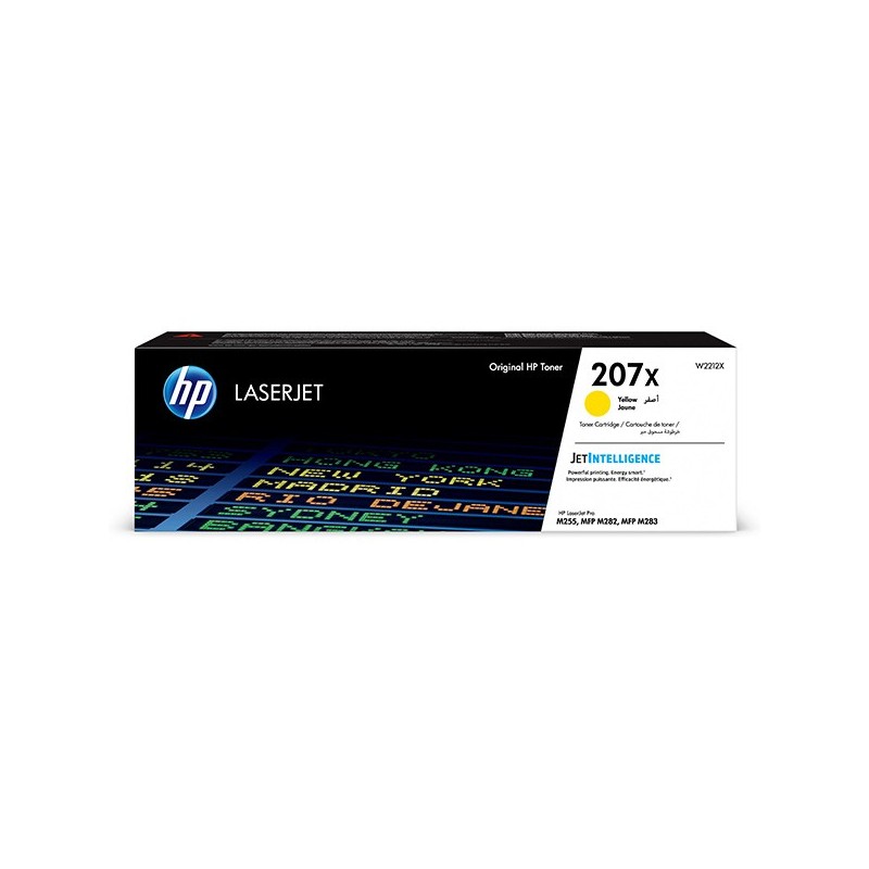 HP oryginalny toner W2212X, yellow, 2450s, HP 207X, HP Color LaserJet Pro M255, MFP M282, M283, O - 1