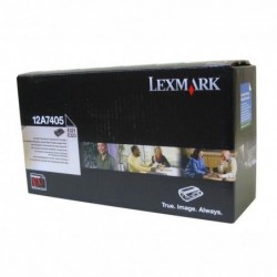 Lexmark oryginalny toner 12A7405, black, 6000s, return, Lexmark E321, E323, O - 1
