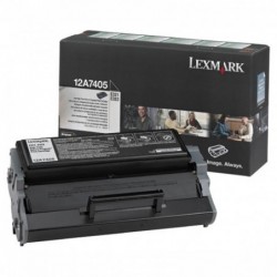 Lexmark oryginalny toner 12A7405, black, 6000s, return, Lexmark E321, E323, O - 2