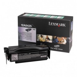 Lexmark oryginalny toner 12A8425, black, 12000s, return, Lexmark T430, O - 1