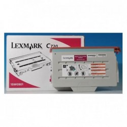 Lexmark oryginalny toner 15W0901, magenta, 7200s, Lexmark C720, X720 MFP, O - 1