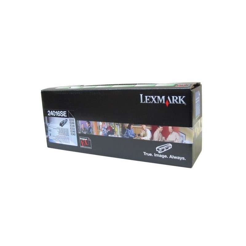 Lexmark oryginalny toner 24016SE, black, 2500s, return, Lexmark E232, E330, E332n, E230, E340, E342n, O - 1