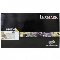 Lexmark oryginalny toner 24B5834, yellow, 18000s, extra duża pojemność, return, Lexmark XS796de,XS796dte, O - 1