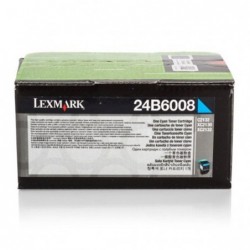 Lexmark oryginalny toner 24B6008, cyan, 3000s, 24B6008, high capacity, Lexmark O - 1