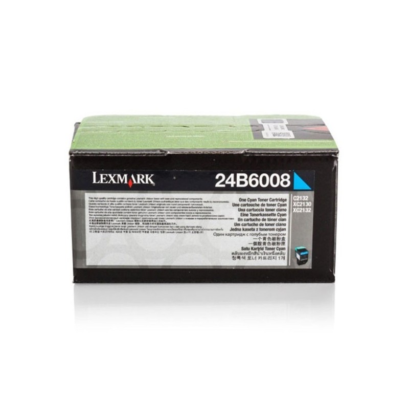 Lexmark oryginalny toner 24B6008, cyan, 3000s, 24B6008, high capacity, Lexmark O - 1
