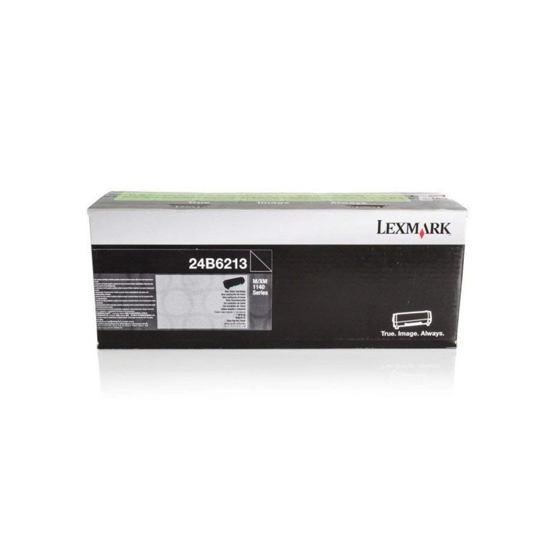 Lexmark oryginalny toner 24B6213, black, 10000s, return, Lexmark M1140, XM1140, O - 1