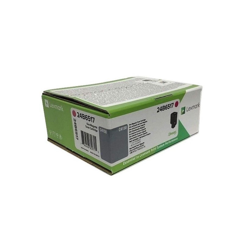 Lexmark oryginalny toner 24B6517, magenta, 10000s, high capacity, return, Lexmark C 4150, O - 1
