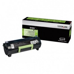 Lexmark oryginalny toner 51F2H0E, black, 5000s, high capacity, return, Lexmark MS-Serie 415, 415 DN, O - 1