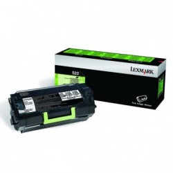 Lexmark oryginalny toner 52D2000, black, 6000s, 522, return, Lexmark MS812de, MS812dn, MS810de, MS811dn, O - 1