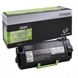 Lexmark oryginalny toner 52D2H00, black, 25000s, 522H, return, Lexmark MS810, 811, 812, O - 1