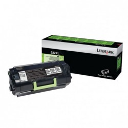 Lexmark oryginalny toner 52D2X0L, black, 45000s, 522XL, do etykiet, extra duża pojemność, return, Lexmark MS711dn, O - 1