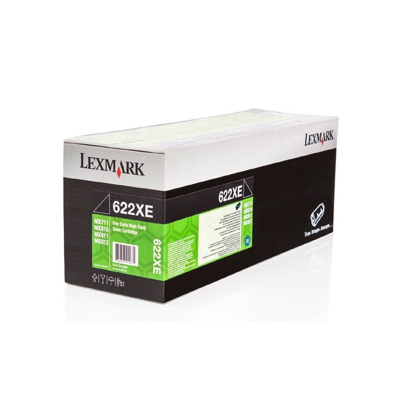 Lexmark oryginalny toner 62D2X0E, black, 45000s, kartridż korporacyjny, extra duża pojemność, Lexmark 622XE, O - 1