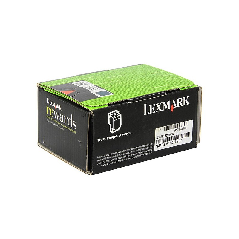 Lexmark oryginalny toner 70C20ME, magenta, 1000s, return, Lexmark CS310dn,CS310n,CS410dn,CS410dtn,CS410n,CS510de, O - 1