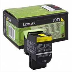 Lexmark oryginalny toner 70C20Y0, yellow, 1000s, return, Lexmark CS510de, CS410dn, CS310dn, CS310n, CS410n, O - 1
