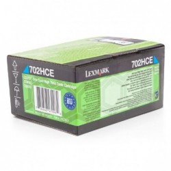 Lexmark oryginalny toner 70C2HCE, cyan, 3000s, Lexmark CS510de, CS410dn, CS310dn, CS310n, CS410n, O - 1