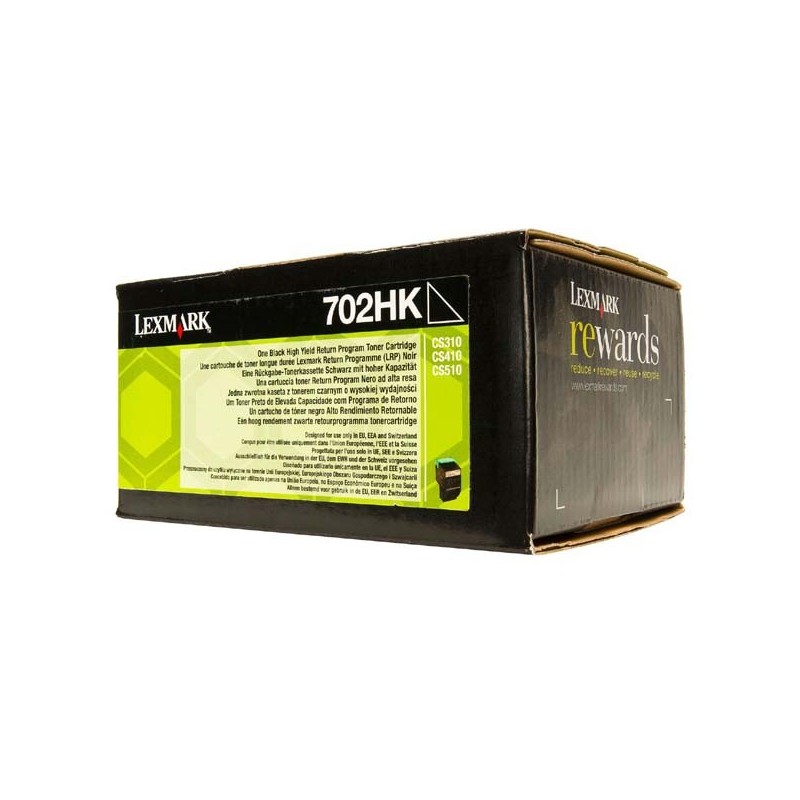 Lexmark oryginalny toner 70C2HK0, black, 4000s, high capacity, return, Lexmark CS510de, CS410dn, CS310dn, CS310n, CS410n, O - 1