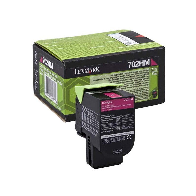Lexmark oryginalny toner 70C2HM0, magenta, 3000s, high capacity, return, Lexmark CS510de, CS410dn, CS310dn, CS310n, CS410n, O - 