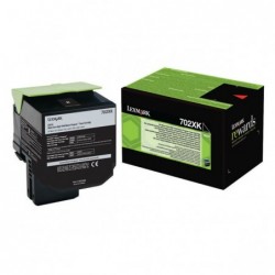 Lexmark oryginalny toner 70C2XK0, black, 8000s, extra duża pojemność, return, Lexmark CS510de, CS510dte, O - 1