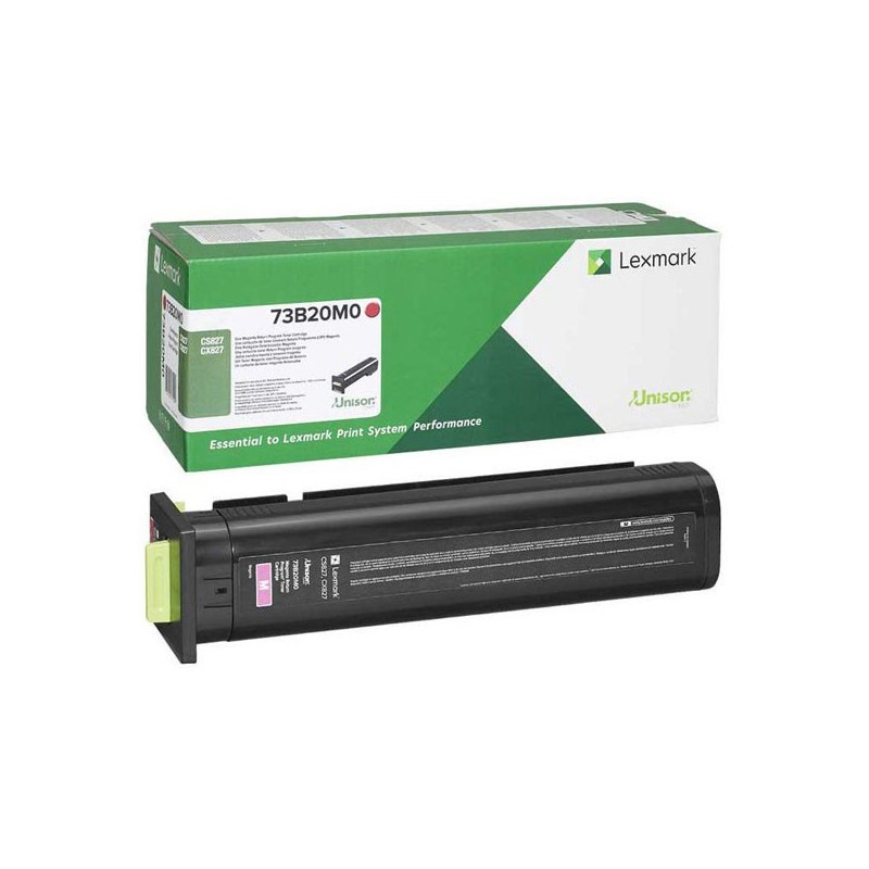 Lexmark oryginalny toner 73B20M0, magenta, 15000s, return, Lexmark CS827de, CX827de, O - 1