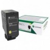 Lexmark oryginalny toner 73B20Y0, yellow, 15000s, return, Lexmark CS827de, CX827de, O - 1
