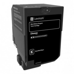 Lexmark oryginalny toner 74C20K0, black, 3000s, return, Lexmark CS720de,CS720dte,CS725de,CS725dte,CX725de, O - 1
