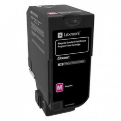 Lexmark oryginalny toner 74C20M0, magenta, 3000s, return, Lexmark CS720de,CS720dte,CS725de,CS725dte,CX725de,CX725dhe, O - 1