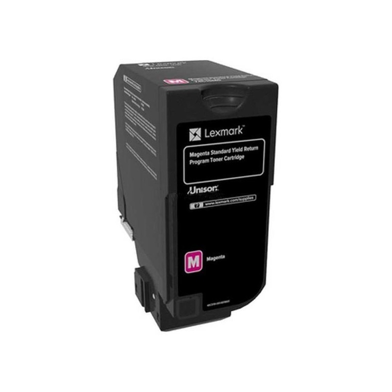 Lexmark oryginalny toner 74C20M0, magenta, 3000s, return, Lexmark CS720de,CS720dte,CS725de,CS725dte,CX725de,CX725dhe, O - 1