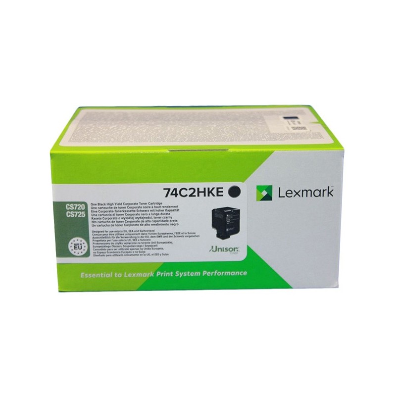Lexmark oryginalny toner 74C2HKE, black, 20000s, high capacity, return, Lexmark CS720de,CS720dte,CS725de,CS725dte, O - 1