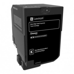 Lexmark oryginalny toner 74C2SK0, black, 7000s, return, Lexmark CS720de,CS720dte,CS725de,CS725dte,CX725de, O - 1