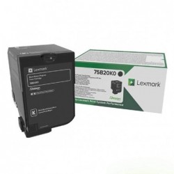 Lexmark oryginalny toner 75B20K0, black, 13000s, return, Lexmark CS727de, CS728de, CX727de, O - 1