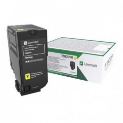 Lexmark oryginalny toner 75B20Y0, yellow, 10000s, return, Lexmark CS727de, CS728de, CX727de, O - 1