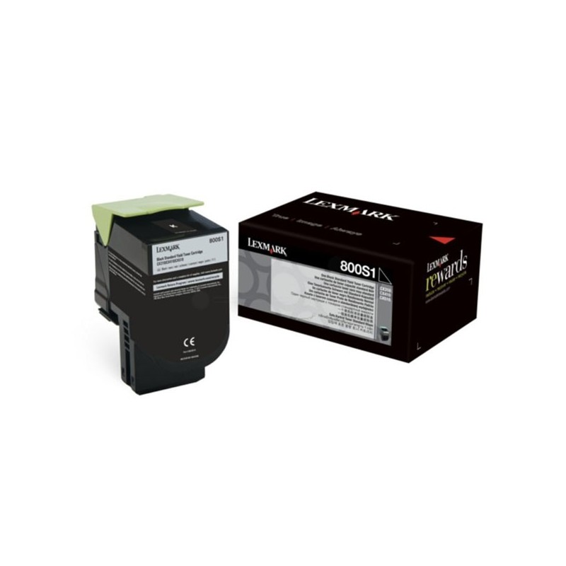 Lexmark oryginalny toner 80C0S10, black, 2500s, Lexmark CX310dn, CX310n, O - 1