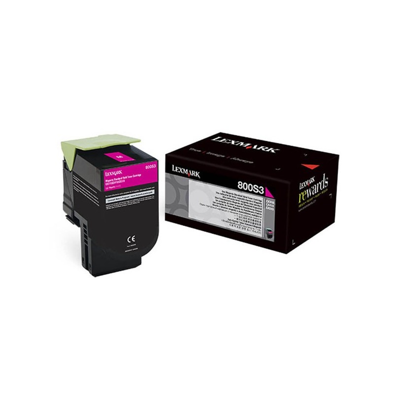 Lexmark oryginalny toner 80C0S30, magenta, 2000s, Lexmark CX310dn, CX310n, O - 1