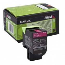 Lexmark oryginalny toner 80C20M0, magenta, 1000s, return, Lexmark CX310dn, CX310n, CX410de, CX410, O - 1