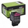 Lexmark oryginalny toner 80C20M0, magenta, 1000s, return, Lexmark CX310dn, CX310n, CX410de, CX410, O - 1