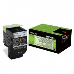 Lexmark oryginalny toner 80C2HK0, black, 4000s, return, Lexmark CX410, 510, O - 1