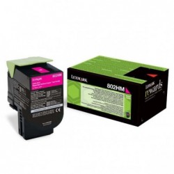 Lexmark oryginalny toner 80C2HM0, magenta, 3000s, return, Lexmark CX410, 510, O - 1