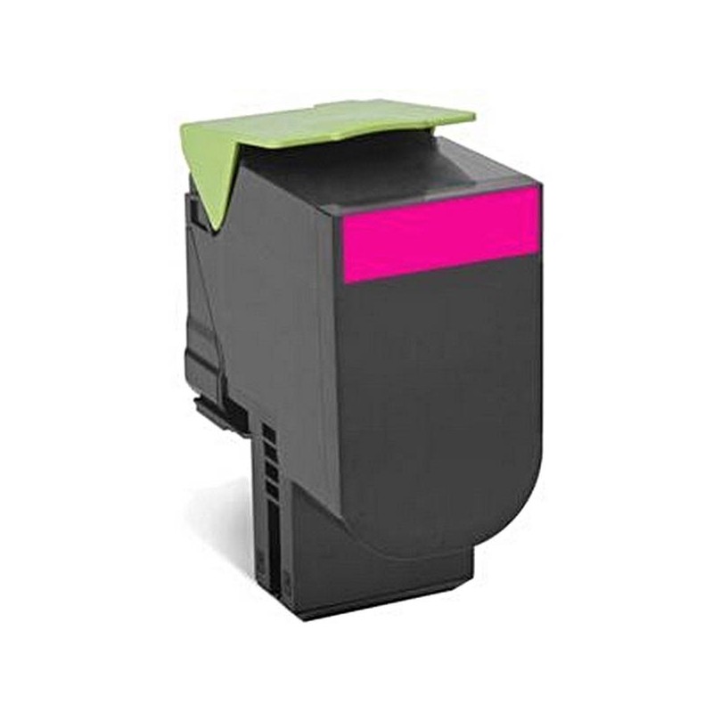 Lexmark oryginalny toner 80C2HME, magenta, 3000s, Lexmark CX410, 510, O - 1